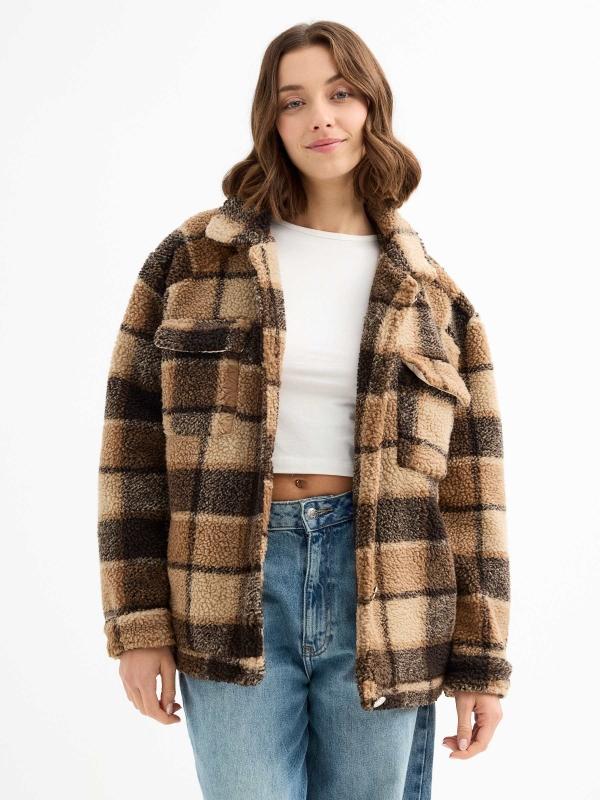 In side Cazadora borreguillo cuadros