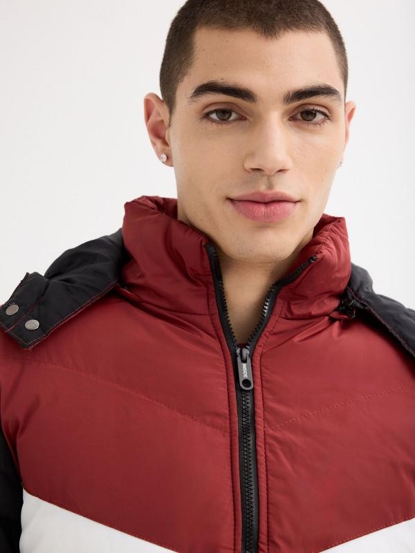 In Side Cazadora Capucha Desmontable