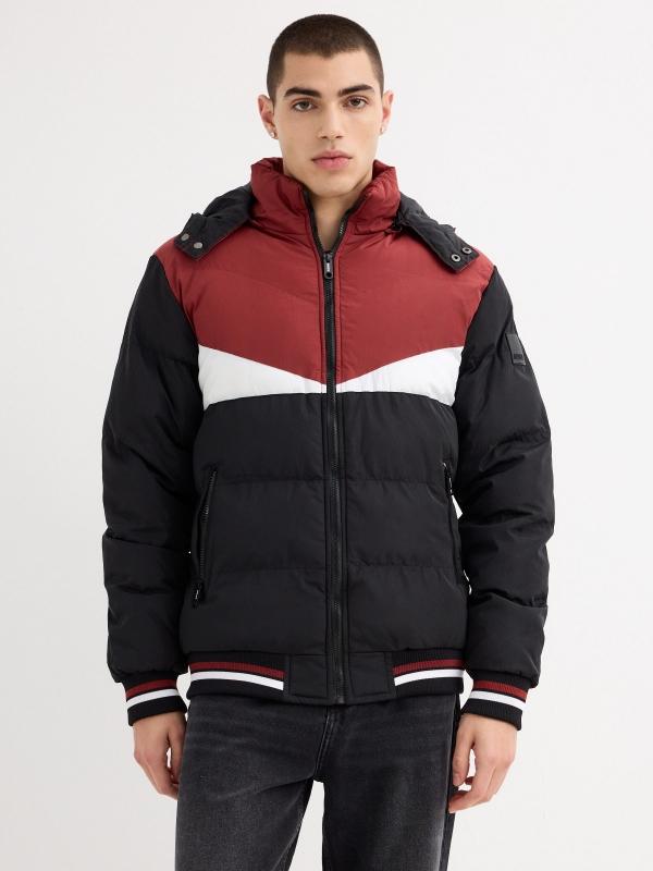 In Side Cazadora Capucha Desmontable