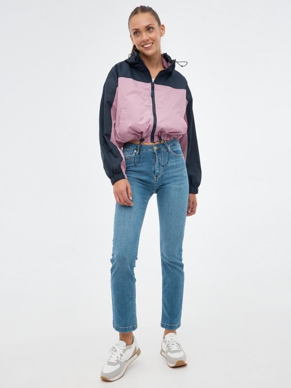 In Side Cazadora Colorblock