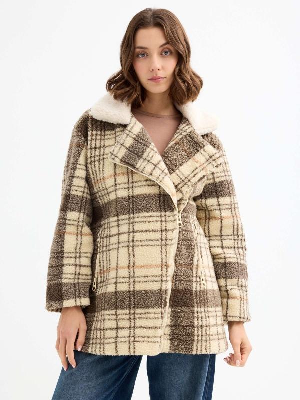 In side Cazadora de borreguillo cuadros