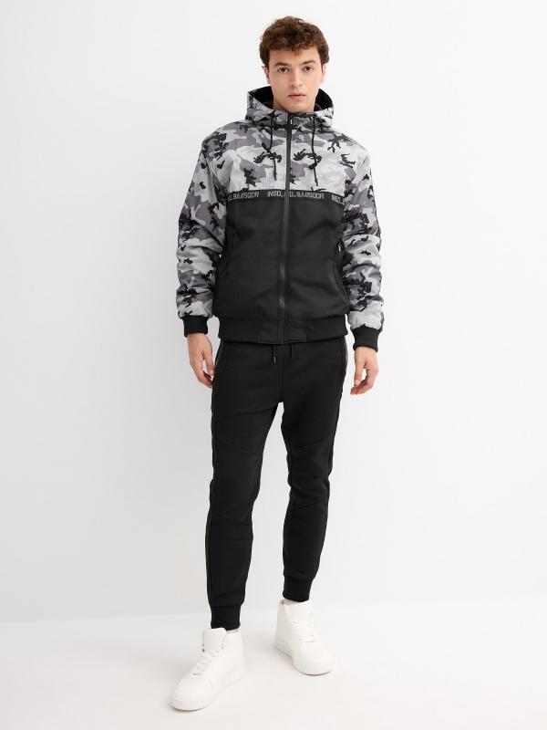 In Side Cazadora De Camuflaje