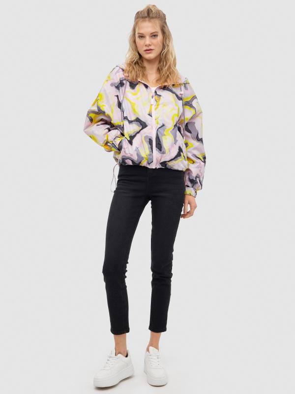 In Side Cazadora Tie Dye