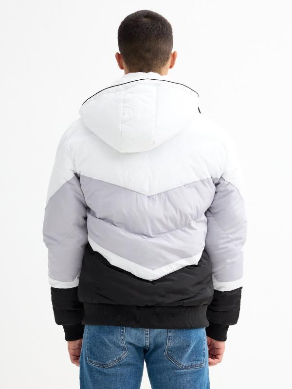 In Side Chaqueta Acolchada Con Capucha