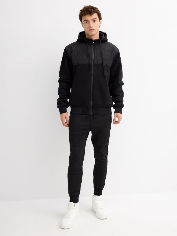 In Side Chaqueta Capucha Combinada