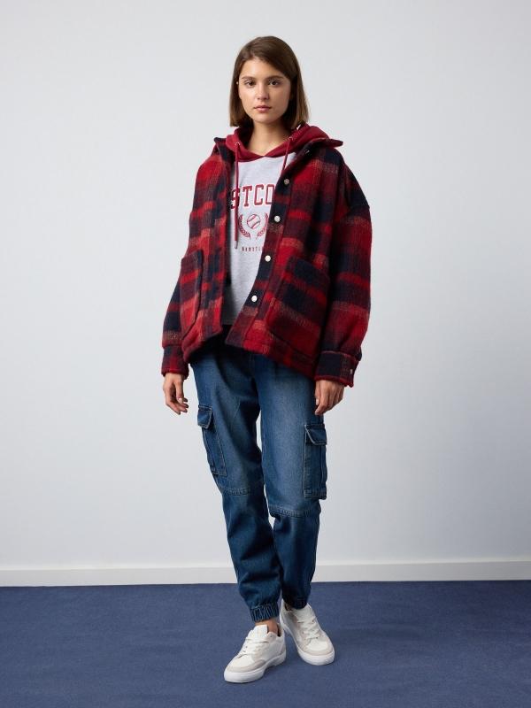 In Side Chaqueta Estampado Cuadros