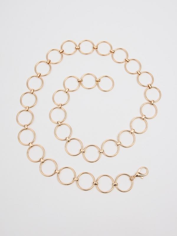 In side Cinturón anillas metálicas