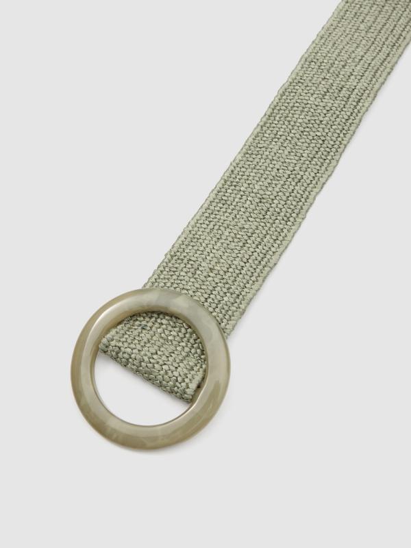 In side Cinturón rafia color