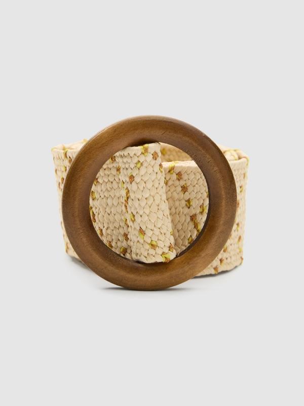 In Side Cinturón Rombos Rafia