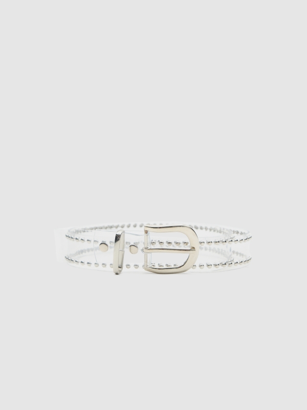 In side Cinturón vinilo tachas