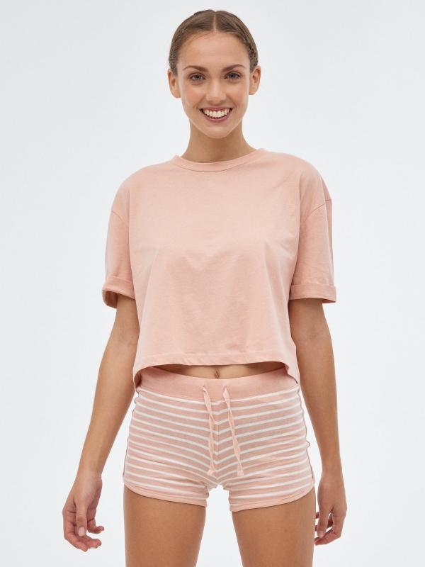 In side Conjunto pijama de rayas