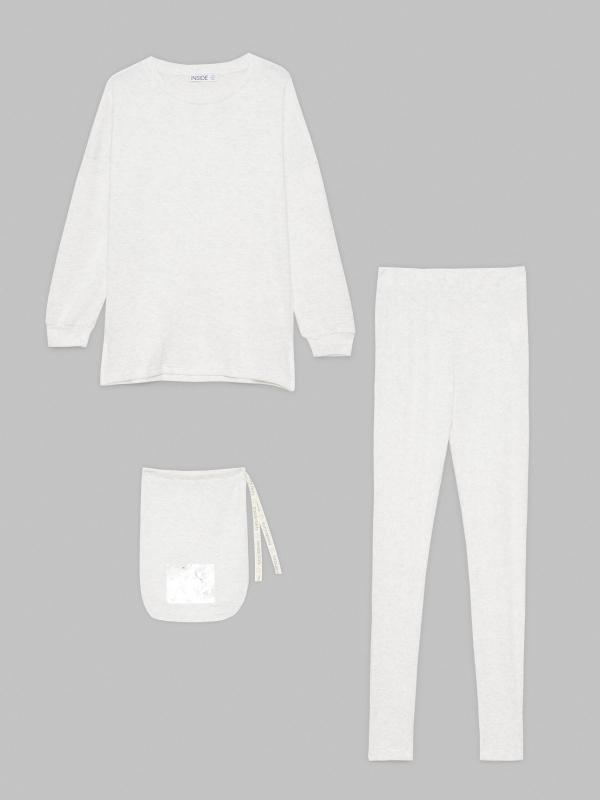 In Side Conjunto Pijama Punto Liso