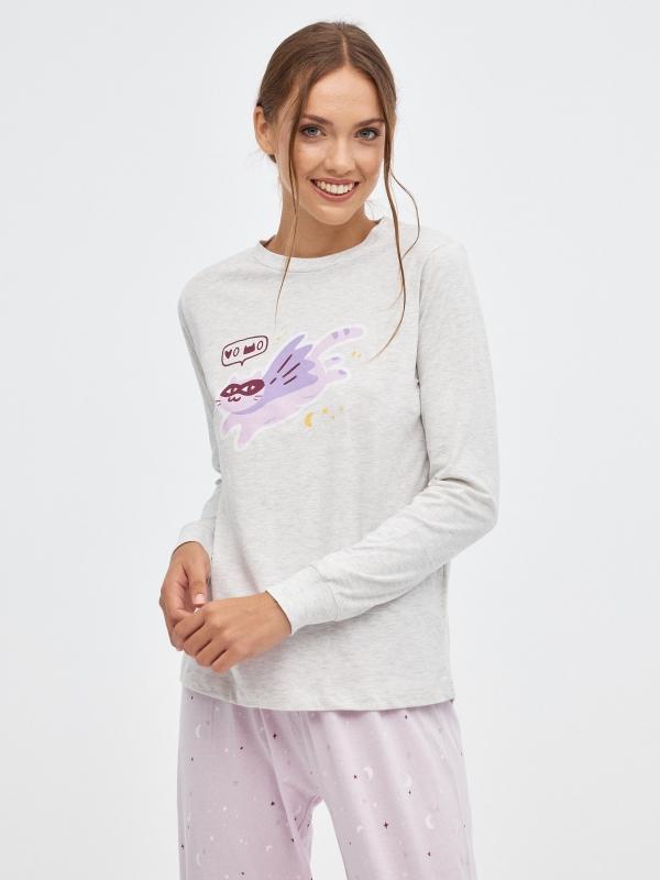 In Side Conjuto Pijama Cat