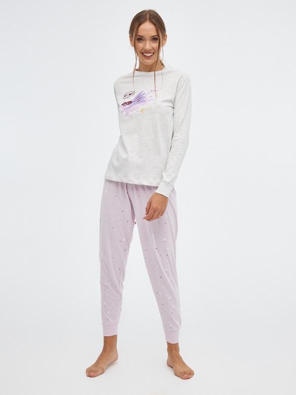 In Side Conjuto Pijama Cat