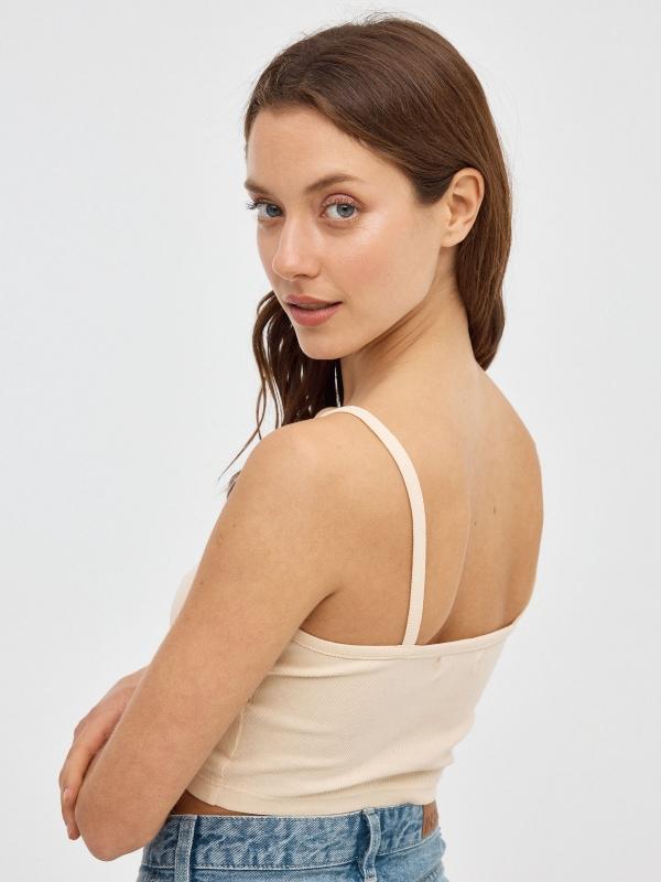 In Side Crop Top Angel Or Devil