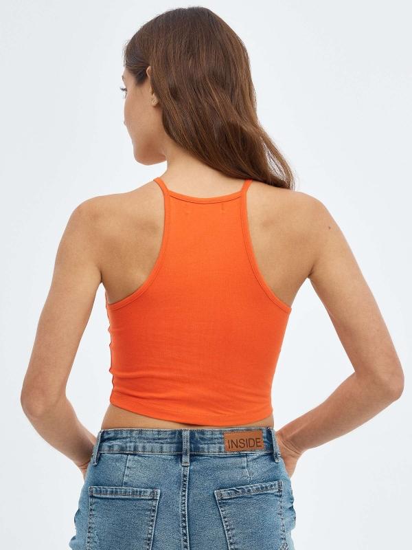 In Side Crop Top Halter