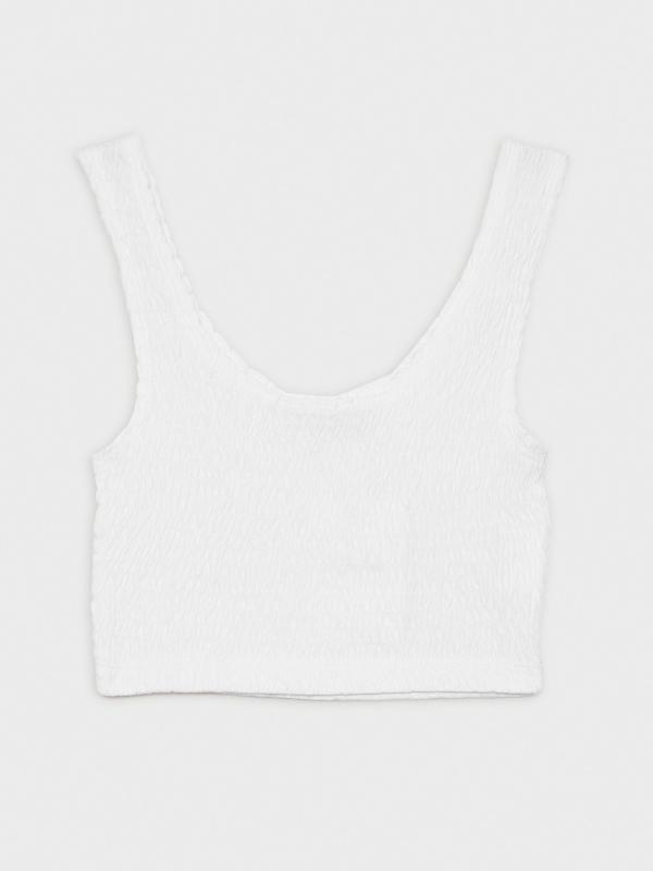 In Side Crop Top Nido De Abeja