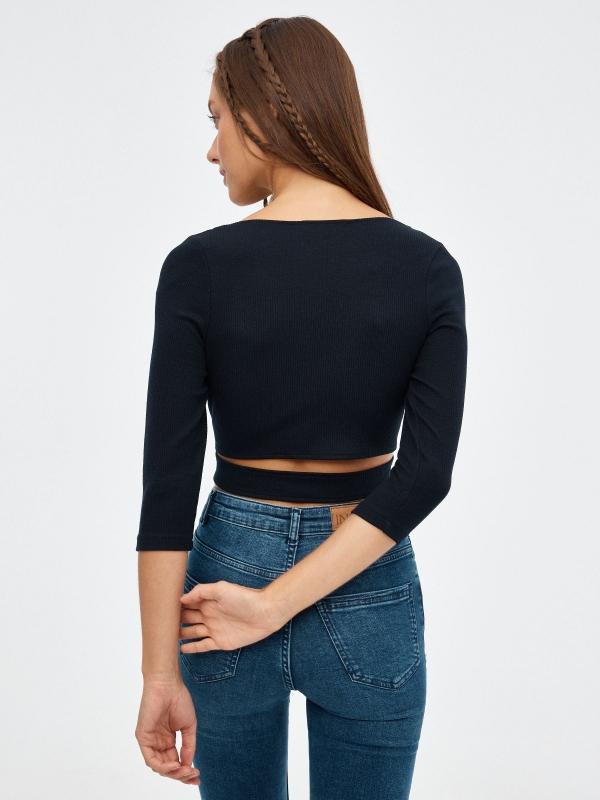 In Side Crop Top Slim Cruzado
