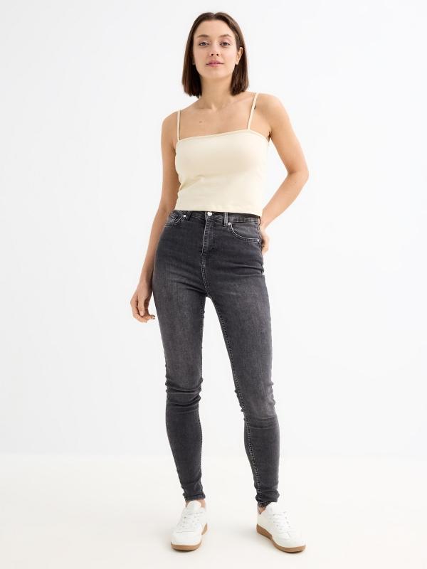 In Side Crop Top Tirantes Básico