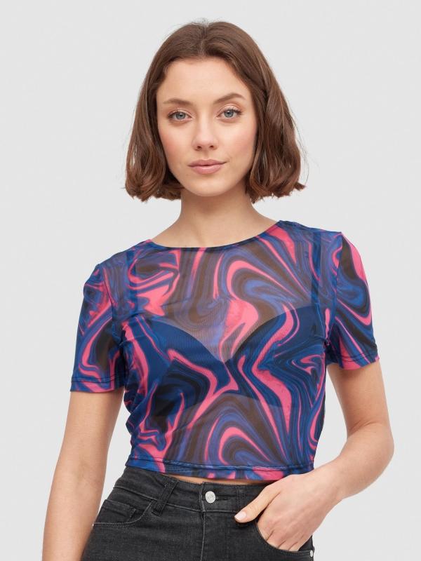 In Side Crop Top Tull Psicoldelia