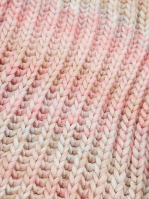 In Side Cuello De Punto Grueso Degradado