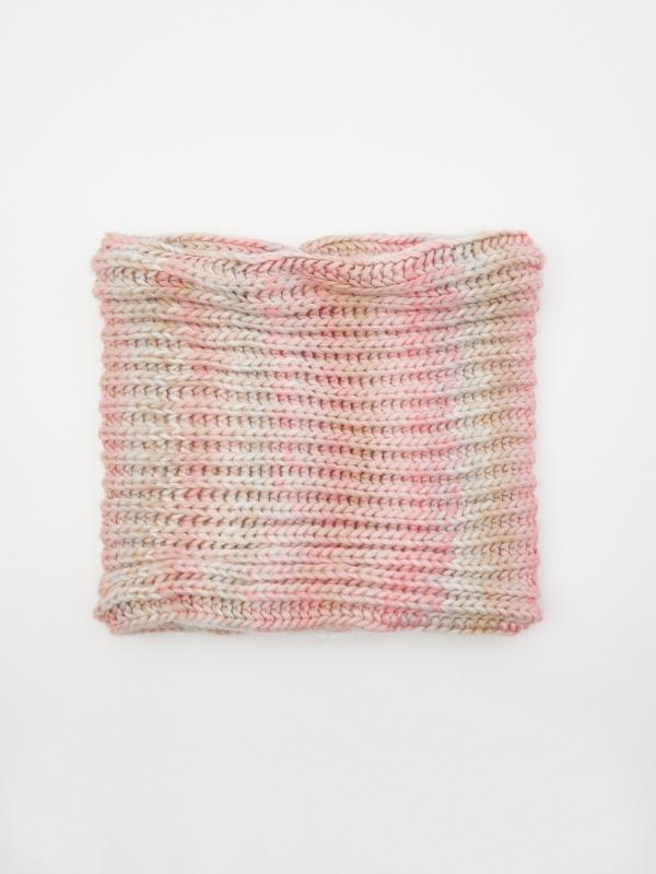 In side Cuello de punto grueso degradado