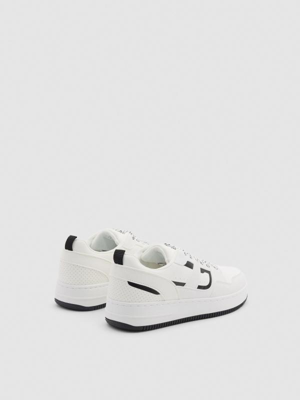 In Side Deportiva Casual Combinada Con Cordones