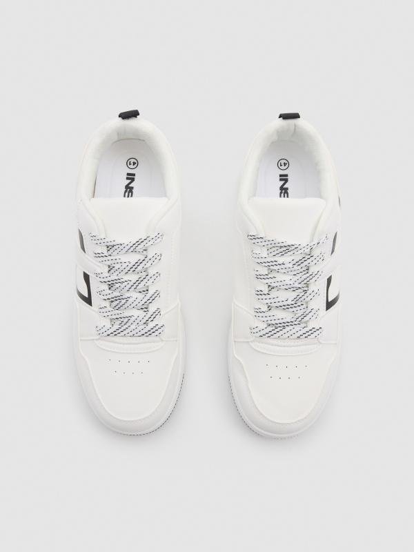 In Side Deportiva Casual Combinada Con Cordones