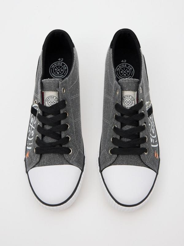 In Side Deportiva Con Puntera Blanca