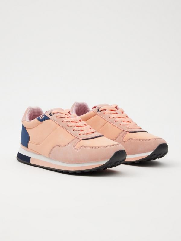 In Side Deportiva De Nailon Rosa