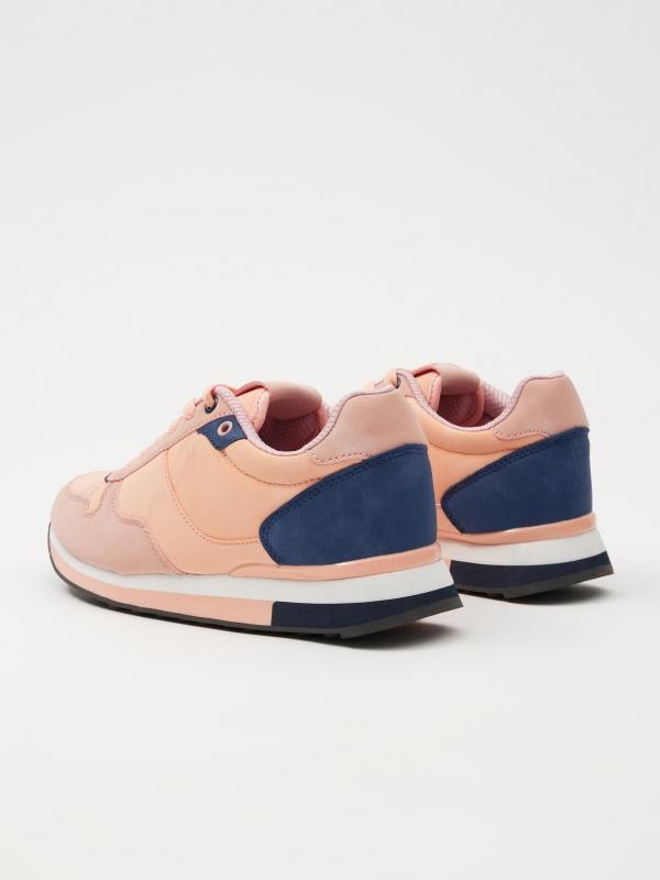 In Side Deportiva De Nailon Rosa