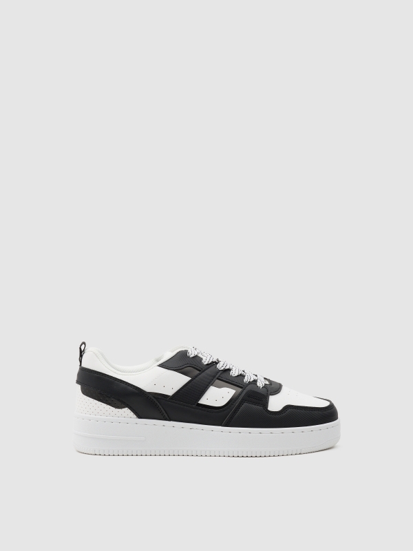 In side Deportiva skater blanco y negro