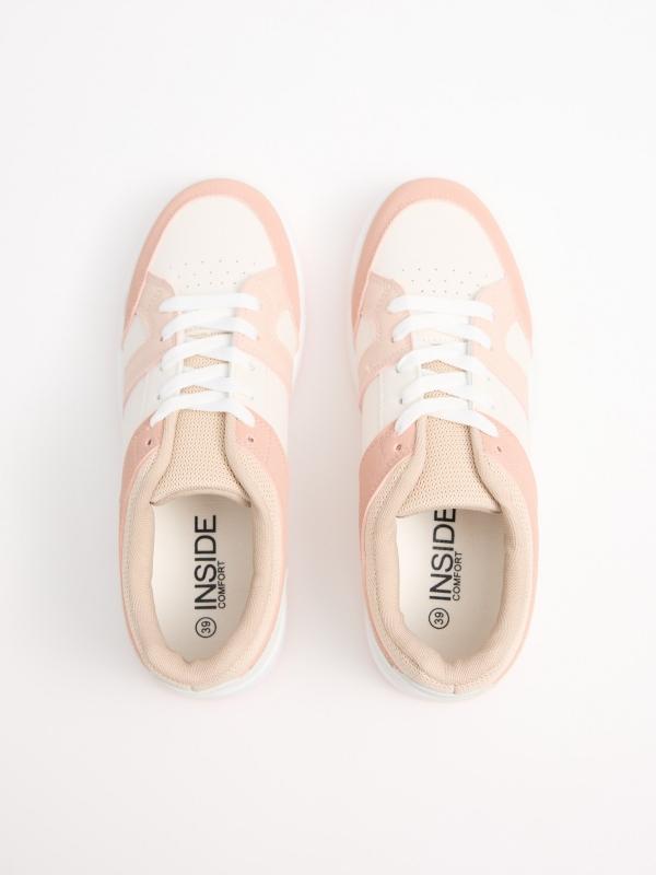 In Side Deportivas Casual Combinadas Polipiel