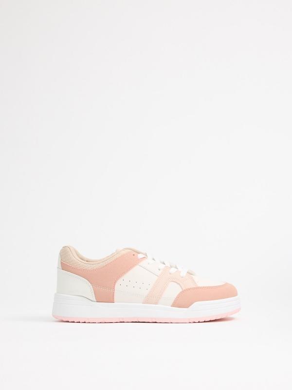 In Side Deportivas Casual Combinadas Polipiel