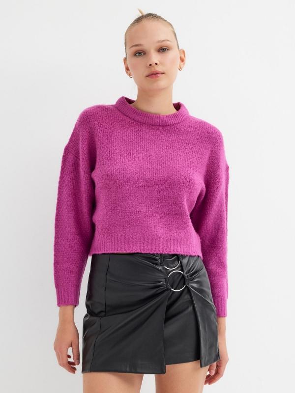 In side Falda efecto piel arandelas