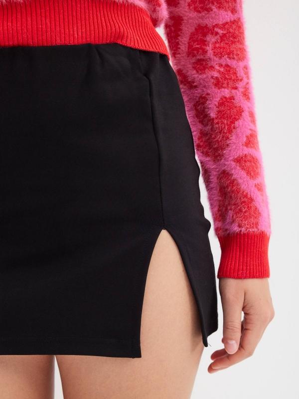 In Side Falda Mini Con Abertura