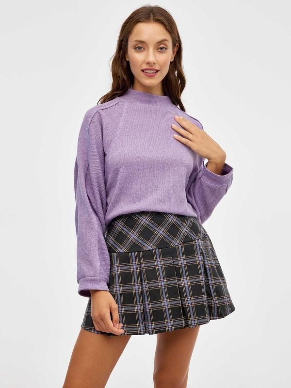 In side Falda mini de tablas con cuadros