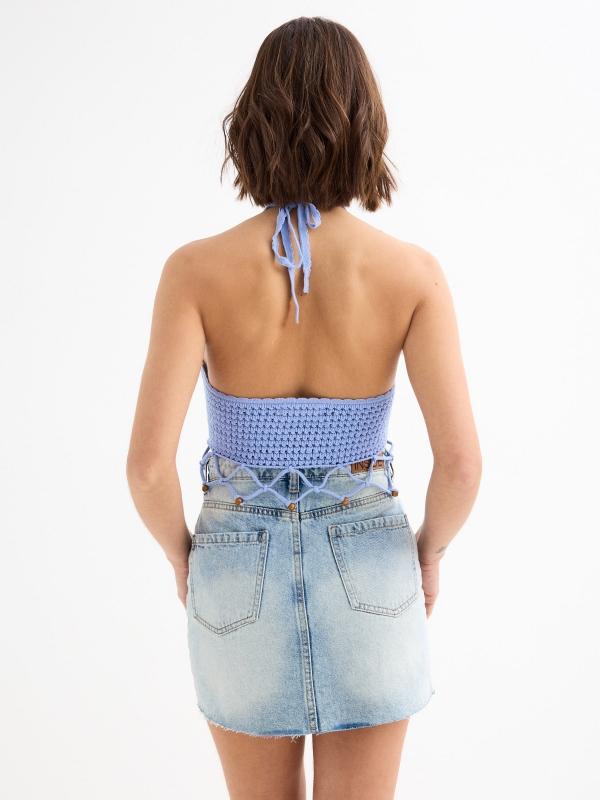 In Side Falda Mini Denim Clásica