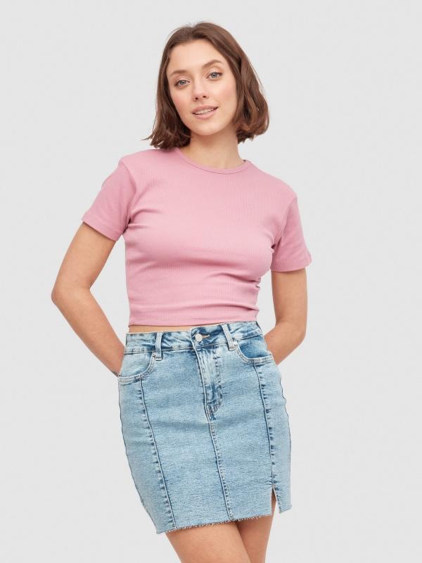 In side Falda mini denim