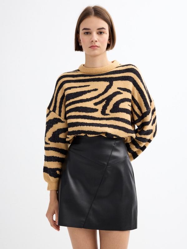 In side Falda mini efecto piel