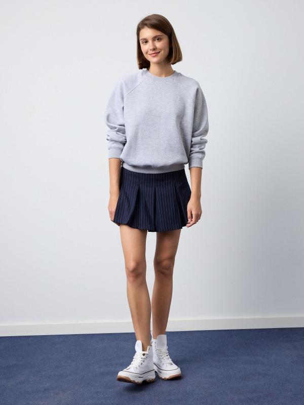 In Side Falda Mini Raya Diplomática