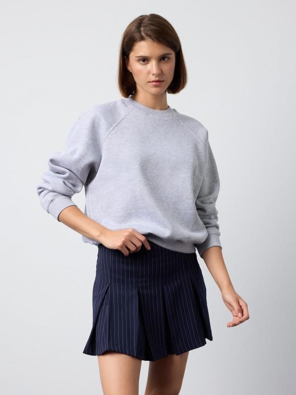 In side Falda mini raya diplomática