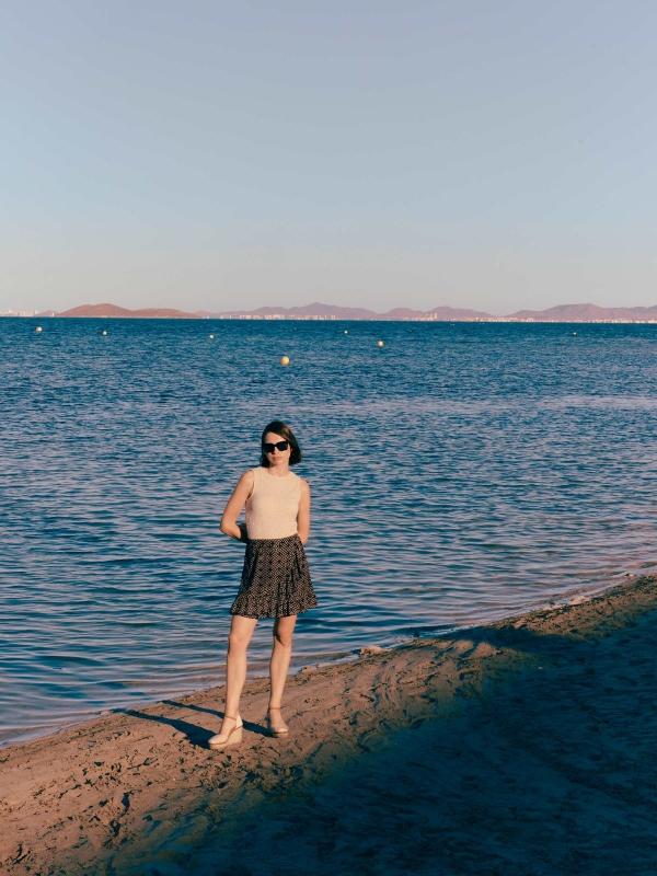 In side Falda mini volantes