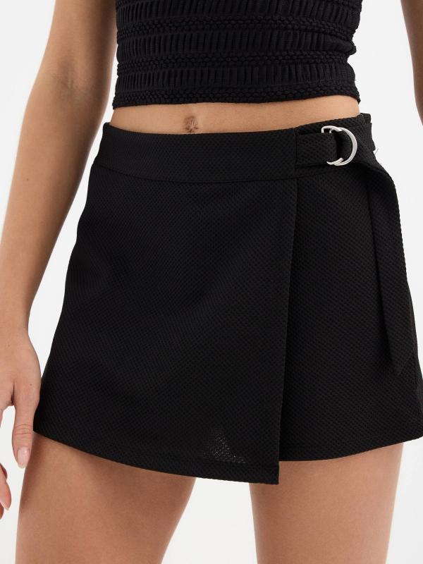 In Side Falda Pantalón Hebilla Metálica