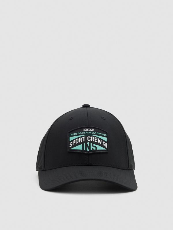In side Gorra baseball sport crew negra