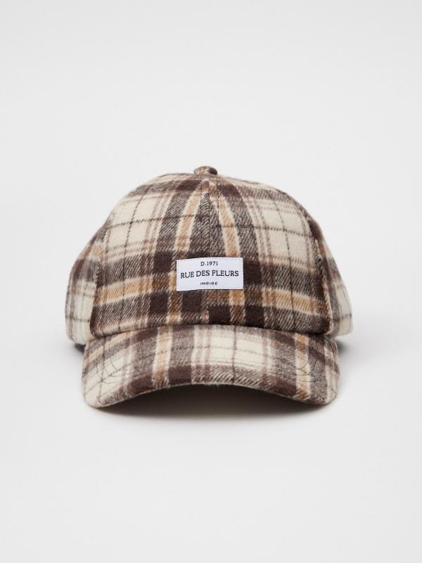 In side Gorra de cuadros