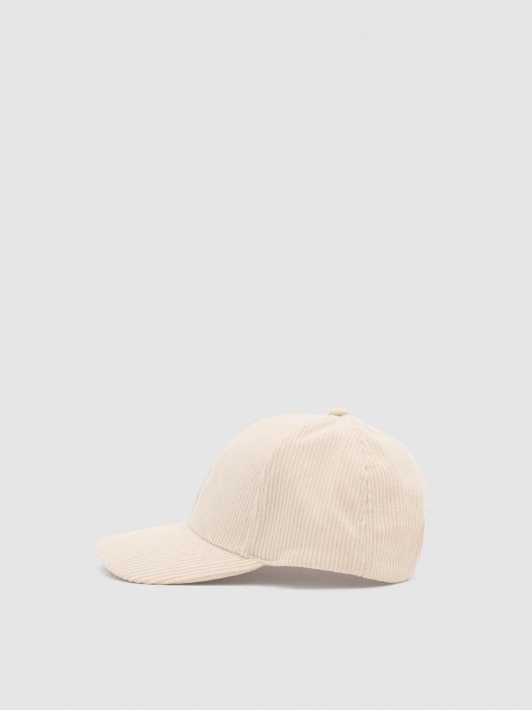 In Side Gorra De Tela Blanca