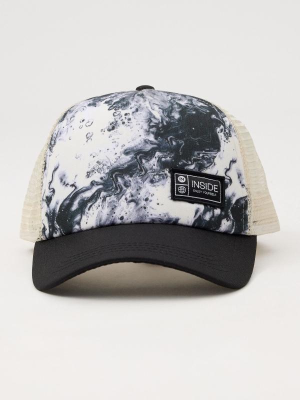 In side Gorra estampada con rejilla