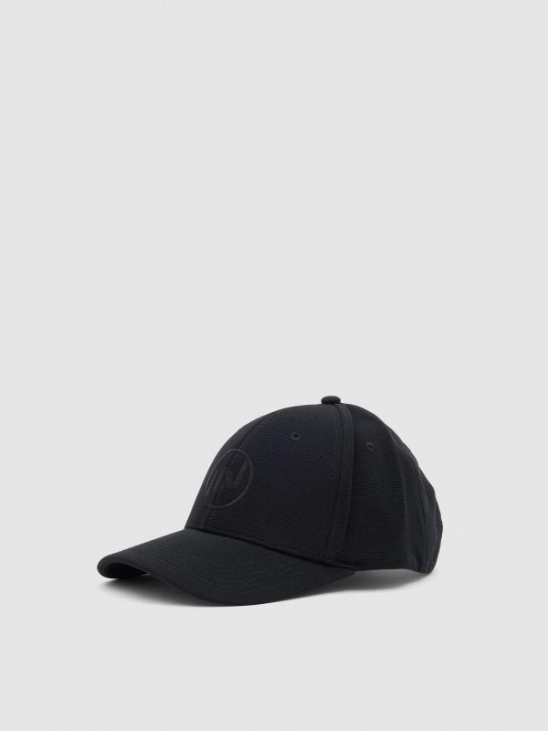 In Side Gorra Negra Rayas Inside