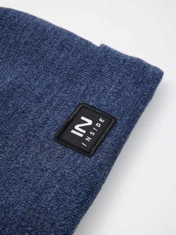 In Side Gorro Azul Forro Polar